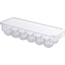 Ansan Ans E65-16 Şeffaf Yumurta Saklama Kabı 12'li 33 x 11,7 x 7,4 cm