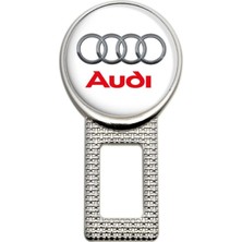 Şenyıldız Aksesuar Audi Metal Kemer Görseli 5 Adet Çift Yönlüdür Logosu