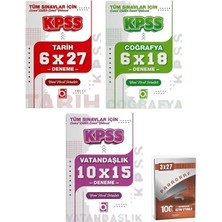Anla Kazan Yayınları Bigelio 2026 Kpss Tarih + Coğrafya + Vatandaşlık 22 Deneme 3 Lü Set