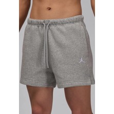 Nike Jordan Women's Jumpman Brooklyn Fleece Ft Short 24 Kadın Pamuklu Şort Gri