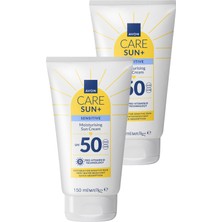 Avon Sun+ Protect Hassas Ciltler Için Nemlendirici Güneş Kremi Spf 50 150 Ml. Ikili Paket