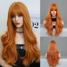 Fenomen Peruk Bakır Perçemli Dalgalı Vip Yeni Sezon Peruk