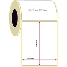 100X150 Termal Etiket 250 Sarım