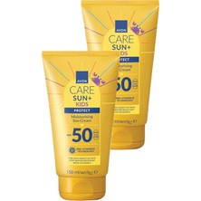 Avon Care Sun+ Protect Çocuklar Için Nemlendirici Güneş Kremi SPF50 150 Ml. Ikili Paket