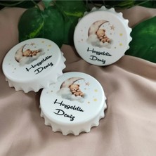 10 Adet Açacak Magnet Yeni Doğan Bebek Doğum Günü Sünnet Magneti