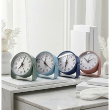 Melinee Yuvarlak Masa Çalar Saat ( Plastik Kasa & Renkli & Standlı ) ( Pilli & Işıklı ) Çap: 9.5cm