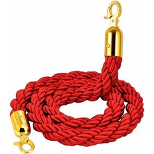 Kırmızı Burgulu Halat Protokol Bariyer Halatı