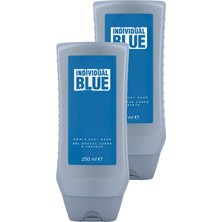 Avon Individual Blue Erkek Saç ve Vücut Şampuanı 250 Ml. Ikili Paket