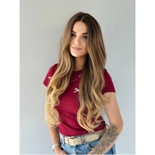 Fenomen Peruk Luxury Vip Ombreli Maşa Dalgalı Peruk Model