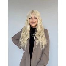 Fenomen Peruk Platin Su Dalgalı Özel Vip Peruk