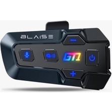 Blaıse Gt1 Bluetooth Motosiklet Intercom Siyah