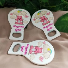 10 Adet Açacak Magnet Yeni Doğan Bebek Doğum Günü Sünnet Magneti