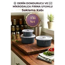 Effe Home Çok Amaçlı Hava Valfli Saklama Kabı 3'lü Set