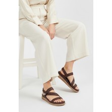 Mammamia D26YS-2965 Kadın Deri Sandalet