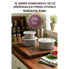 Effe Home Çok Amaçlı Hava Valfli Saklama Kabı 3'lü Set