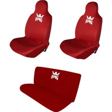 Antwax Citroen C2 King Penye Oto Koltuk Kılıfı Ön Arka Takım Kırmızı