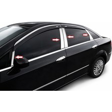 A&G Tuning Fiat Linea 2007-2018 Arası Krom Direk Nikelajı 8 Parça Paslanmaz Çelik