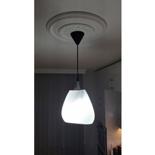 Nesli Dekor Modern Tasarım Geometrik Sarkıt Avize - Beyaz