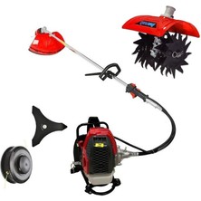 Gardenpro 520D Benzin Motorlu Tırpan + Baseh Çapalama Aparatı 2+2