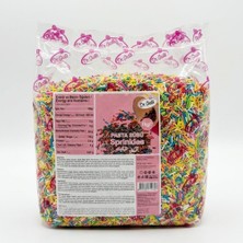 Dr. Gusto Pasta Süsü Renkli Granül Şeker 1 kg – Pasta ve Tatlı Dekorasyonu Için Renkli Süsleme Şekeri