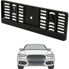 Mega Oto Market Universal Araç Plaka Altlığı Siyah Plastik Oto Plaka Altlık Dayanıklı Plaka Altlığı- 1 Çift Pa-06