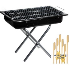 Feyza Design Portatif Ayaklı Mangal Orta Boy 50X33 Cm, Pratik ve Şık Tasarım