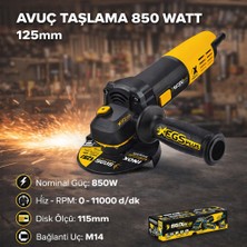 SGS5113 Avuç Taşlama 850 Watt 125MM