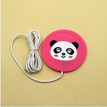 Gümrük Bey Panda Model , USB ile Çalışan Termostatlı Bir Bardak Isıtıcı - Bardak Altığı