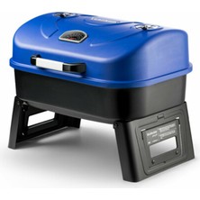 Feyza Design Portatif Barbekü Mangal Tam Set, Gece Mavisi, Pratik ve Şık Tasarım