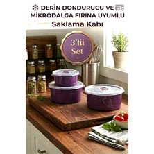 Effe Home Çok Amaçlı Hava Valfli Saklama Kabı 3'lü Set