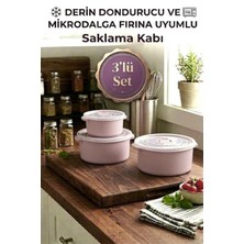 Effe Home Çok Amaçlı Hava Valfli Saklama Kabı 3'lü Set