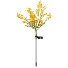 Gaman Güneş Enerjili 2 Adet Solar Kolza Çiçeği LED Bahçe Aydınlatması - Su Geçirmez