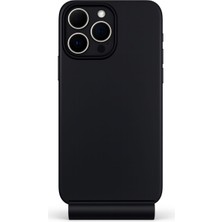Yapax Iphone 15 Pro Apple ile Uyumlu Lansman Içi Kadife Esnek Soft Silikon Kılıf
