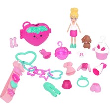 Polly Pocket Bileklik Süsleme Kiti Oyun Seti JKR51 - Çilek JKR53