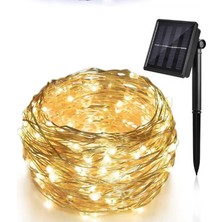 Gaman Güneş Enerjili Peri LED Su Geçirmez Günışığı LED 7 Farklı Mod Ayarı Dekoratif Süsleme - Dış Mekan