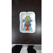 Es Dekor 8X11 cm Küçük Küllük Seramik El Yapımı 1 Adet