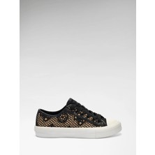 Guess Kadın Siyah Carey2 Sneaker Düz Tabanlı Şık Tasarım FLJCR2FAP12-BLKNA