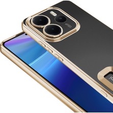 Kupa Redmi Note 14 5g Kılıf Kamera Korumalı Kenarları Renkli Şeffaf Arka Yüzey Silikon Kapak