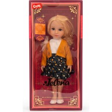 Ctoy Jelena Elegant Girls Moda Oyuncak Bebek Çiçek Desenli Elbiseli 38 cm 6900113