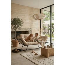 AVYNA Varelux™ Comfortmotion Kanepe | Açılır Kollu Premium Çekyat | Ikili Yataklı Koltuk - Krem