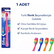 VeraGlobe Buğz Difas Rainbow Orta Sert Diş Fırçası Medium 1ADET