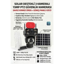 Uniywell 15 Mp Çift Lensli 4g Lte Solar Güvenlik Kamerası - 12000 Mah Batarya, Renkli Gece Görüşü