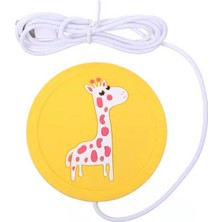 Gümrük Bey Zürafa Model , USB ile Çalışan Termostatlı Bir Bardak Isıtıcı - Bardak Altığı