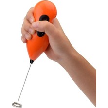 VeraGlobe Buğz Mini Pilli Portatif Karıştırıcı Cappucino Maker Mikser - Renkli