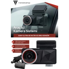 C9 4K Ultra Hd Araç Kamerası Mobil Uygulamalı G-Sensör Park Modu Obd ve Çakmaklık