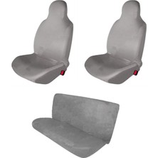 Antwax Citroen C Elysee Baskısız Penye Oto Koltuk Kılıfı Ön Arka Takım Gri