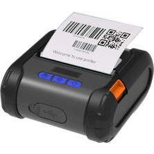 Binbir Göz Bilgisayar Zywell ZM04 Thermal Usb+Bt Mobil Barkod Yazıcı 100MM/S / 80MM