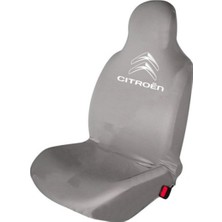 Antwax Citroen C5 Penye Oto Koltuk Kılıfı - Atatürk Imza Baskılı - Gri Uyumlu