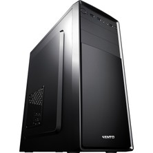 Binbir Göz Bilgisayar Vento VS121S 300W 1X9CM Arka + 1X12CM Ön Atx 2xusb2.0/1xusb3.0 Siyah Kasa