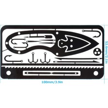 VeraGlobe Buğz Çok Fonksiyonlu Hayatta Kalma Balıkçı Kiti